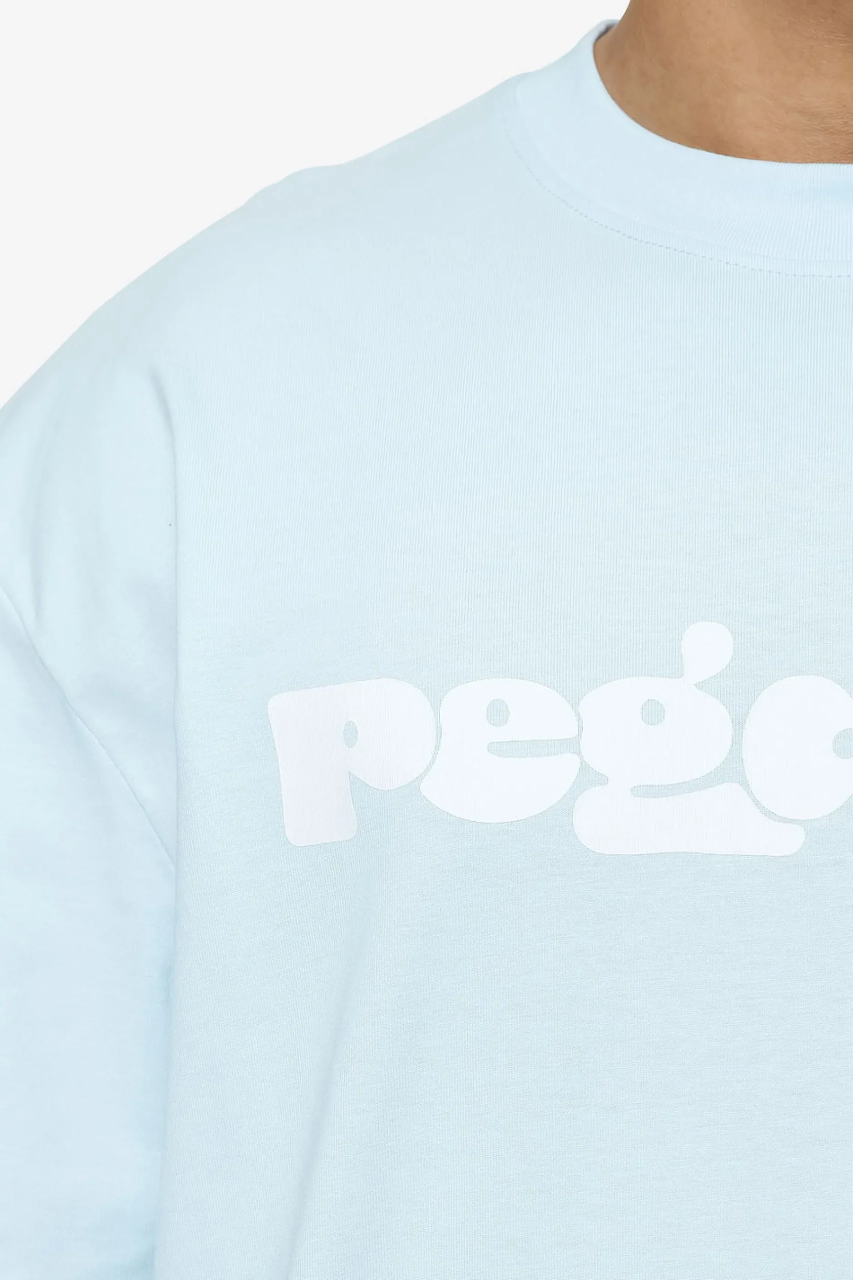 Pegador Tees|Cosmo Oversized Tee Washed baby blue