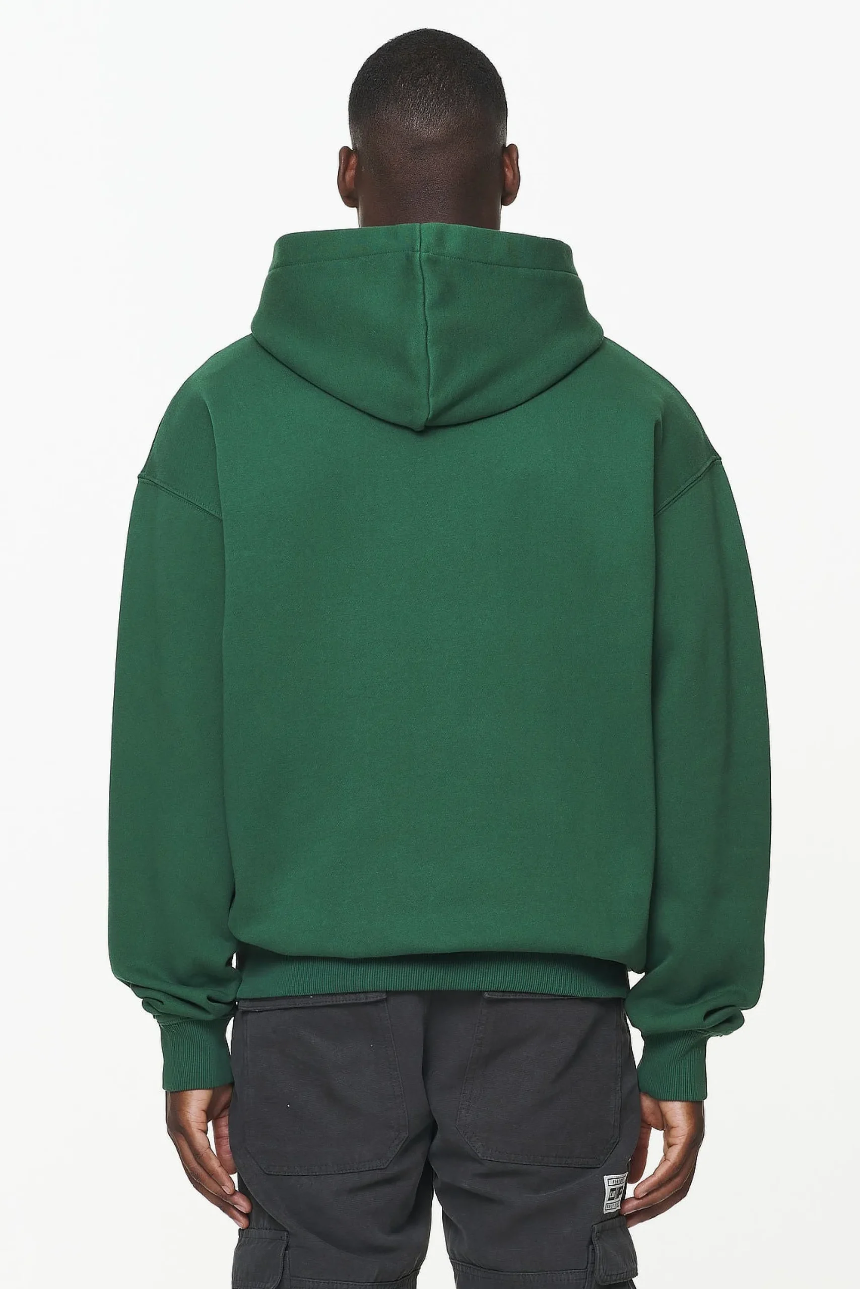 Pegador Hoodies|County Oversized Hoodie Vintage Washed British Green