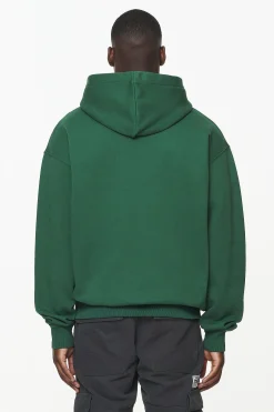 Pegador Hoodies|County Oversized Hoodie Vintage Washed British Green