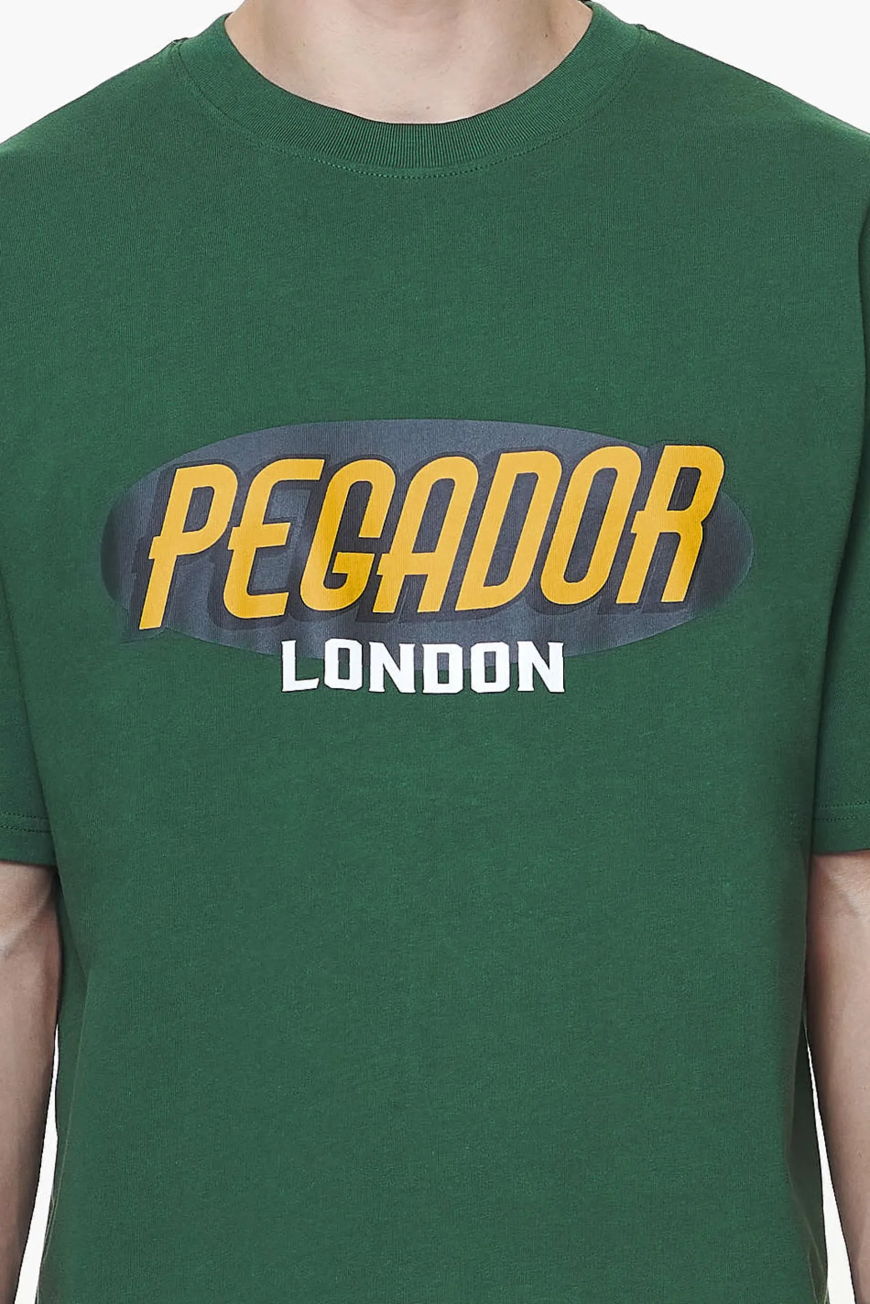 Pegador Tees|County Oversized Tee Vintage Washed British Green
