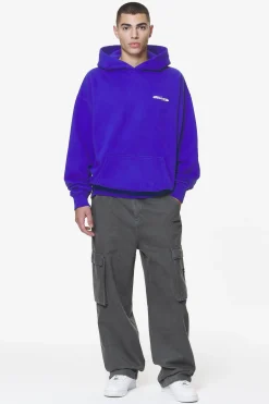 Pegador Hoodies|Crail Oversized Hoodie Washed Endless Blue
