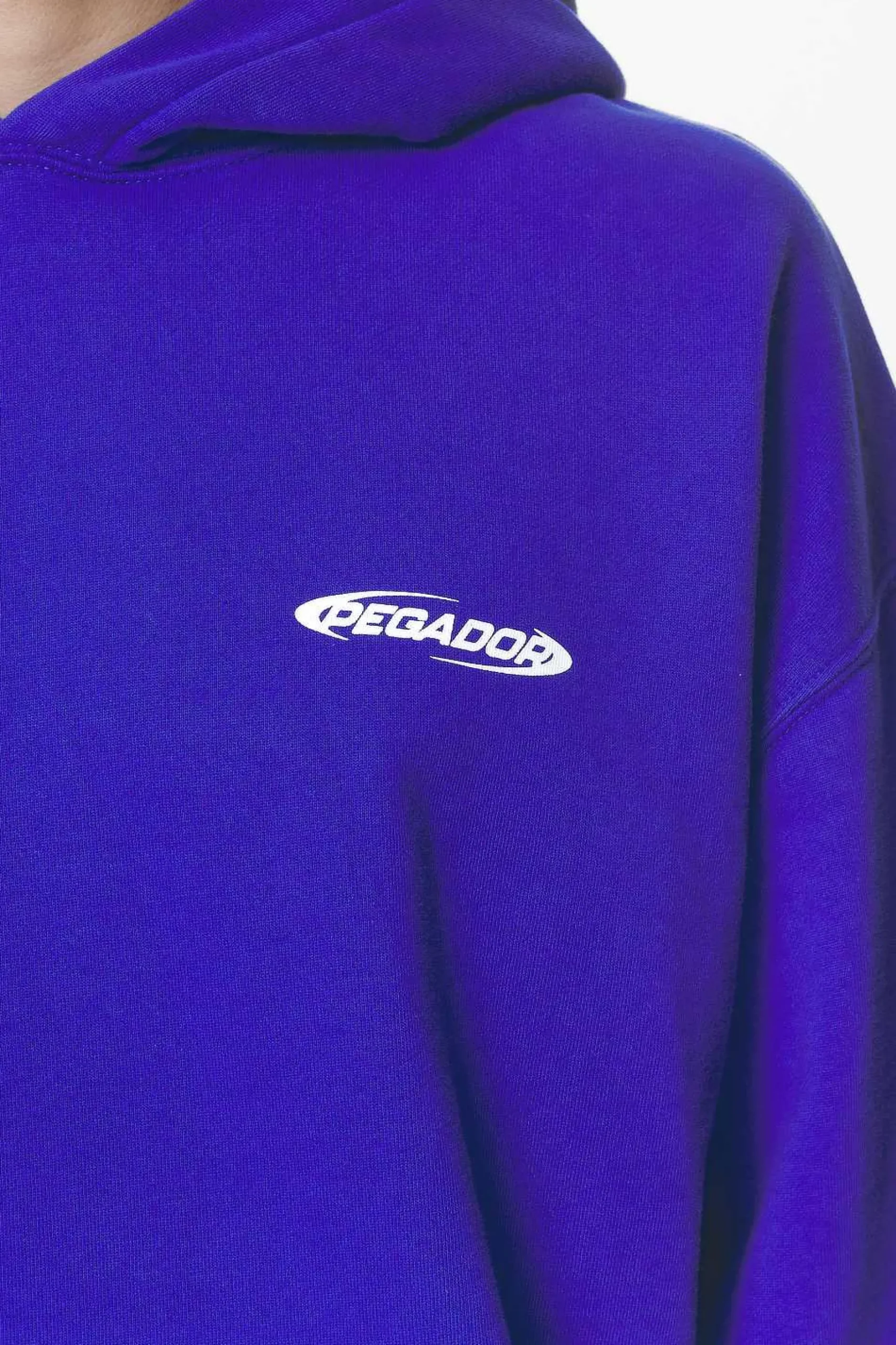 Pegador Hoodies|Crail Oversized Hoodie Washed Endless Blue