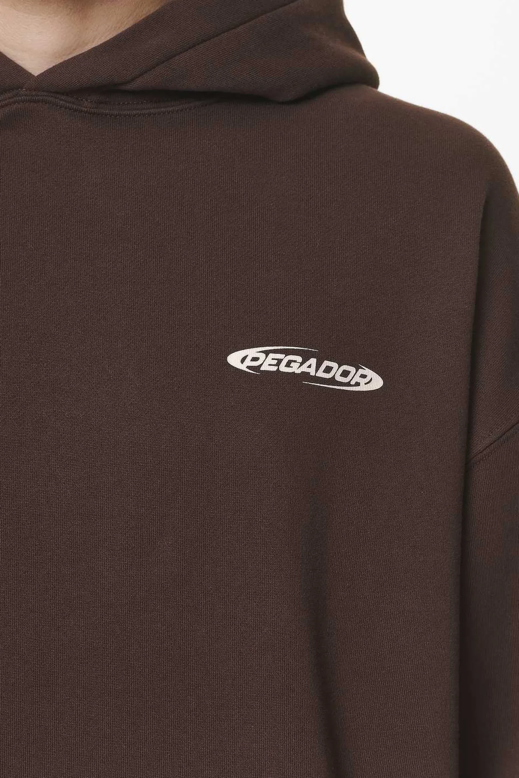 Pegador Hoodies|Crail Oversized Hoodie Washed Oak Brown
