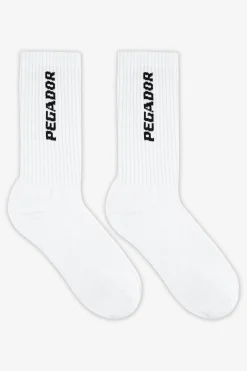 Pegador Socks|Socks|Cross Logo Socks Black White