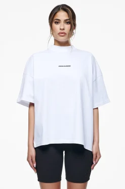 Pegador Tees|Culla Logo Heavy Oversized Tee White