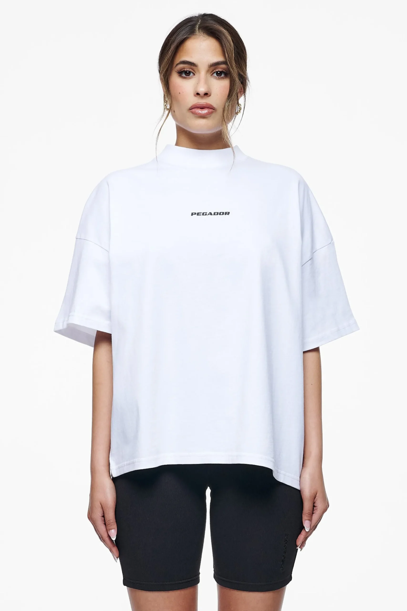 Pegador Tees|Culla Logo Heavy Oversized Tee White