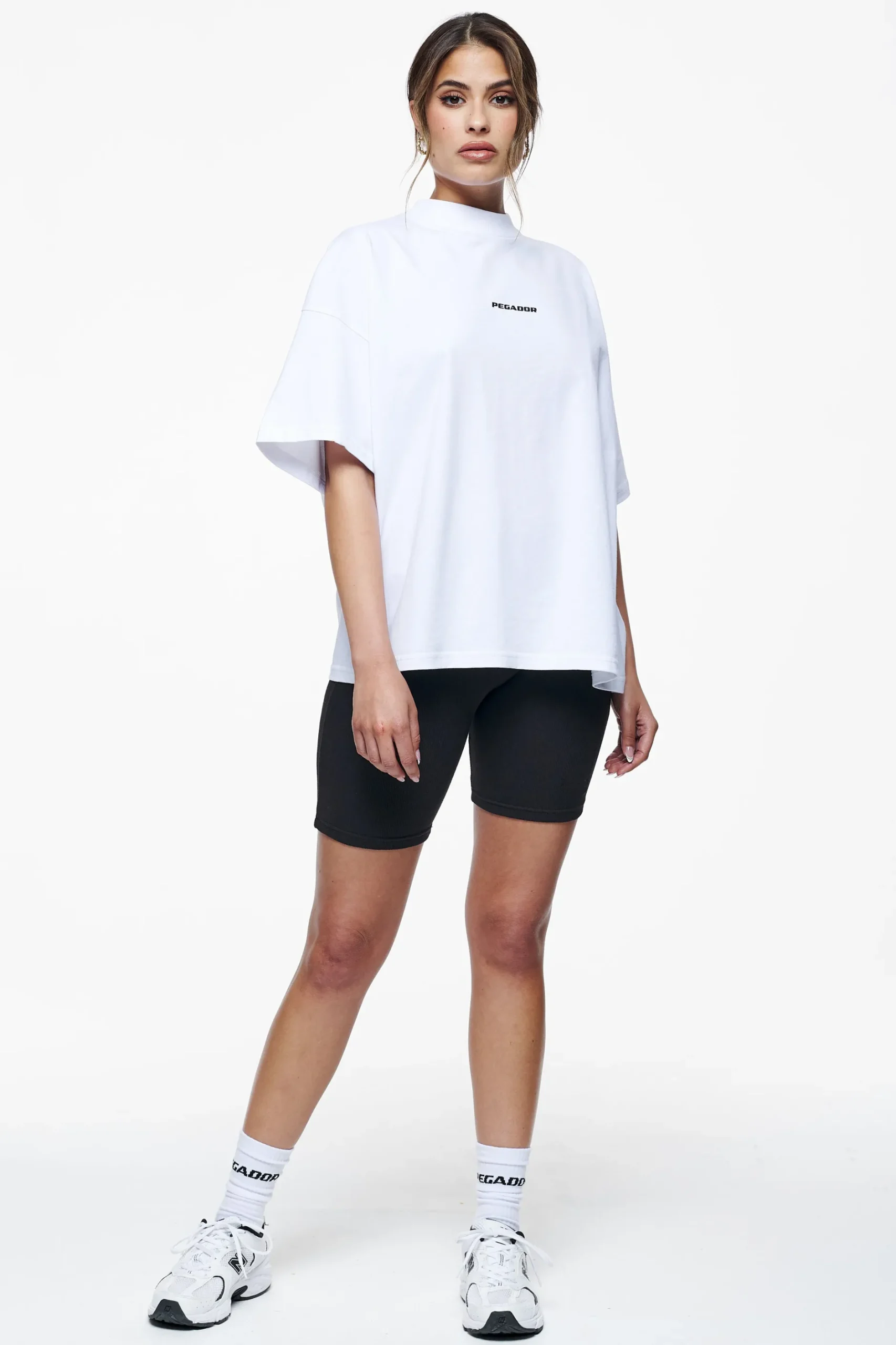 Pegador Tees|Culla Logo Heavy Oversized Tee White