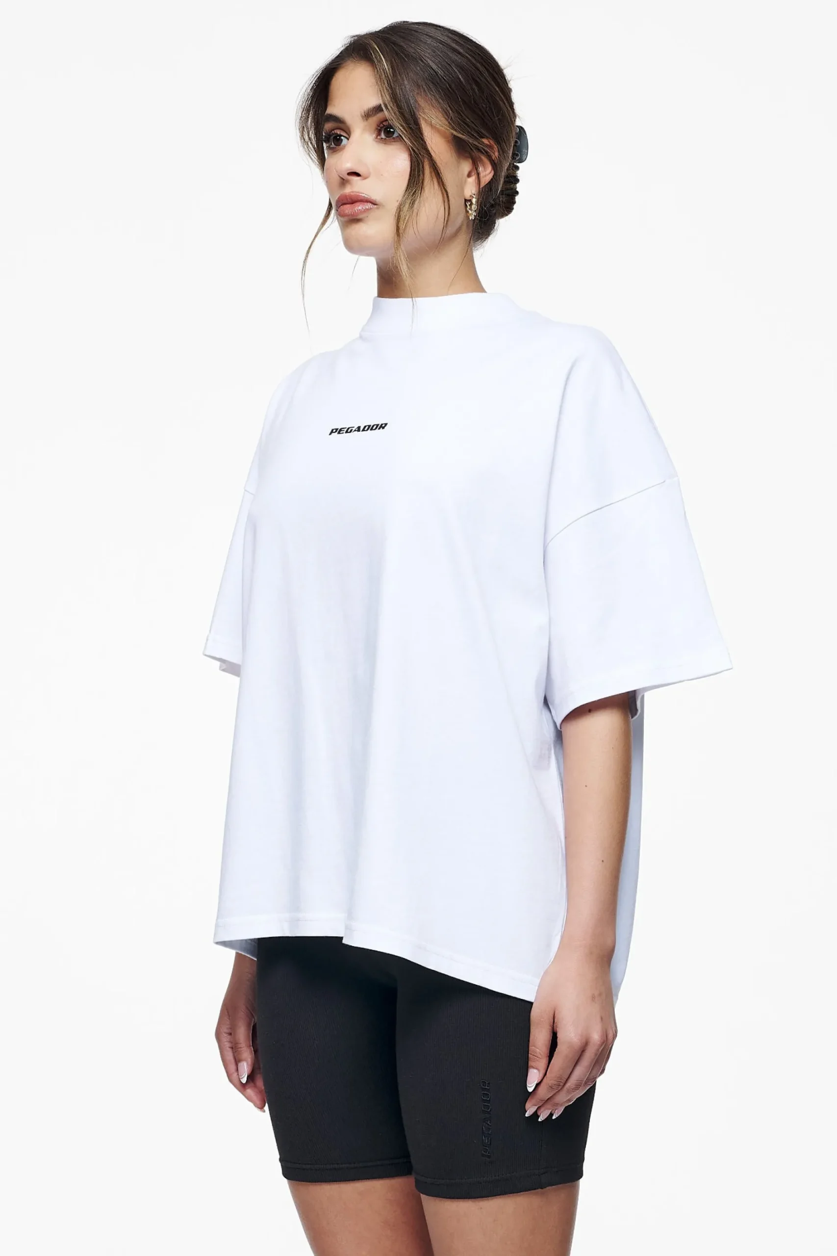 Pegador Tees|Culla Logo Heavy Oversized Tee White