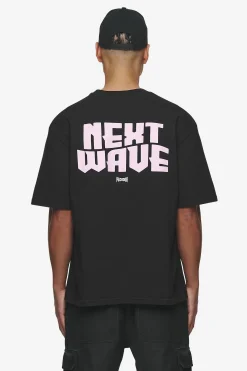 Pegador Tees|Dacko Oversized Tee Bubblegum Washed black