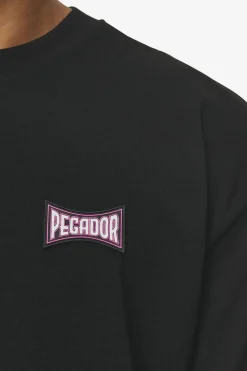 Pegador Tees|Dacko Oversized Tee Bubblegum Washed black