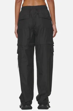 Pegador Pants|Dalga Tracksuit Zip Pants 2 In 1 Black