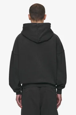 Pegador Hoodies|Zip Hoodies|Dalk Boxy Sweat Jacket Vintage Black