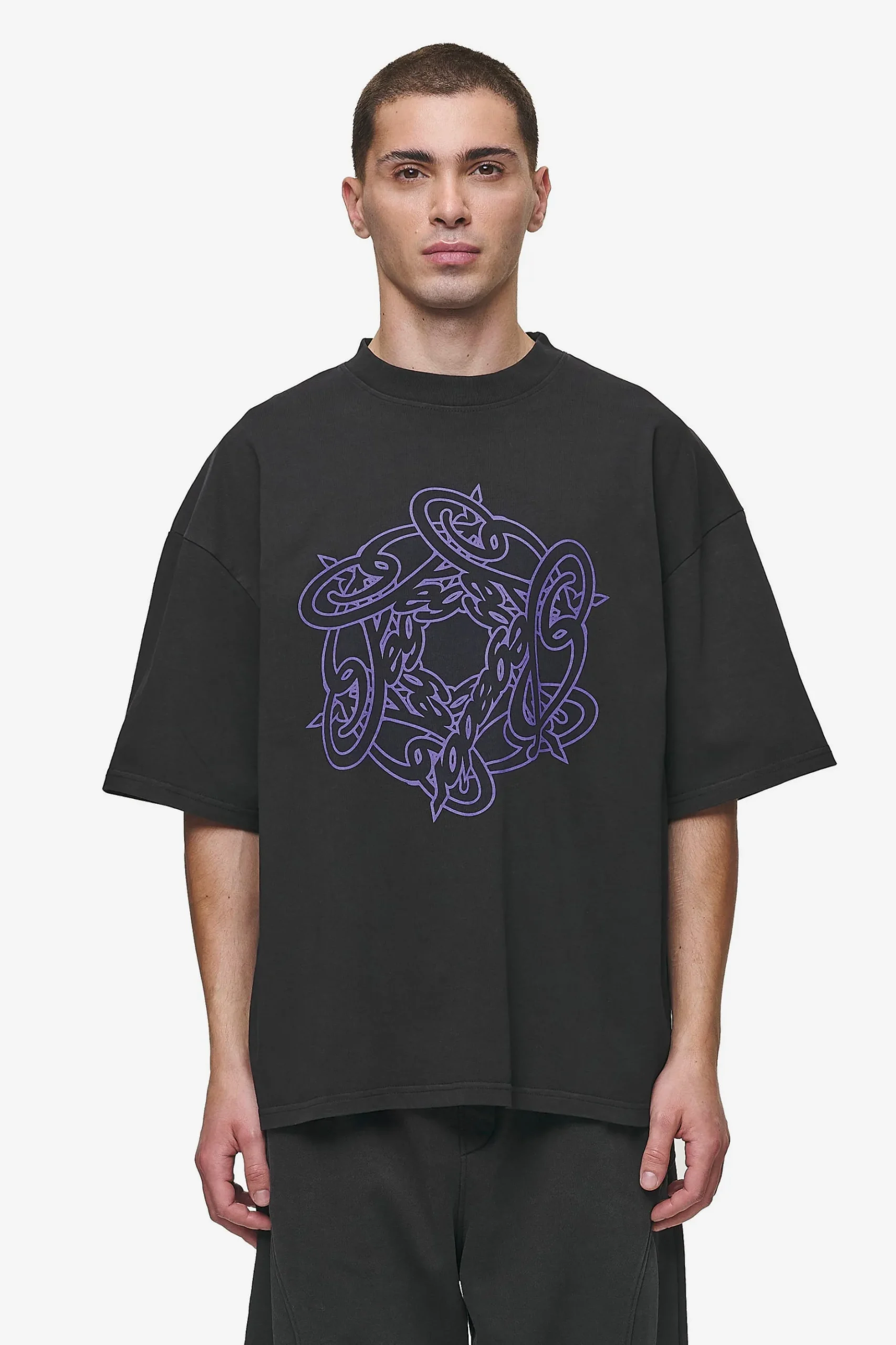 Pegador Tees|Dalk Boxy Tee Vintage Black