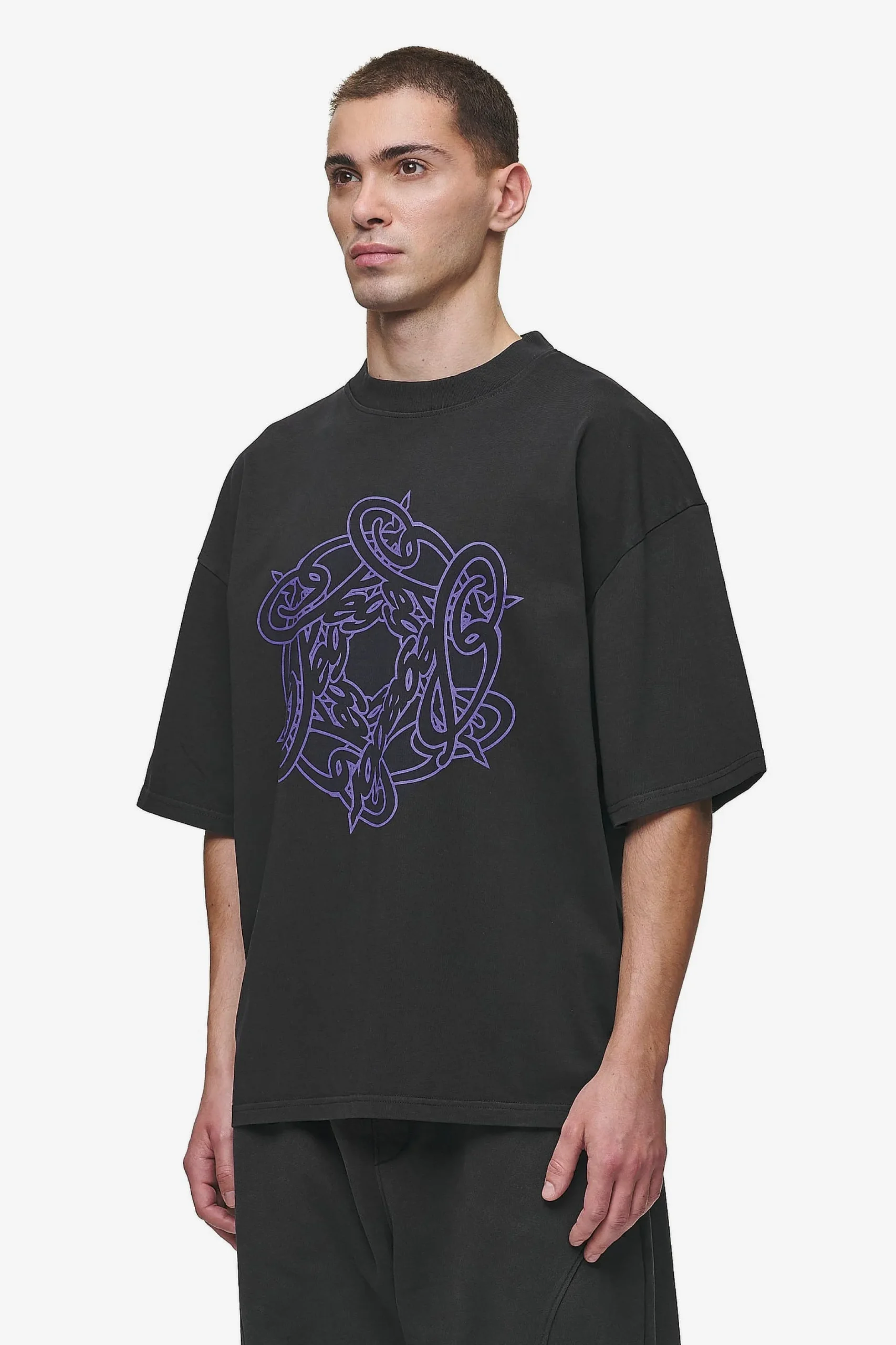 Pegador Tees|Dalk Boxy Tee Vintage Black