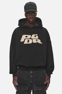 Pegador Hoodies|Danico Boxy Hoodie Washed Black