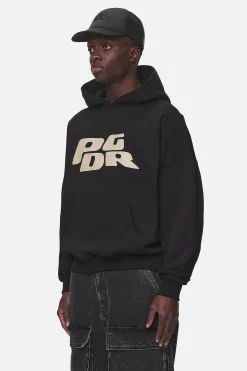 Pegador Hoodies|Danico Boxy Hoodie Washed Black