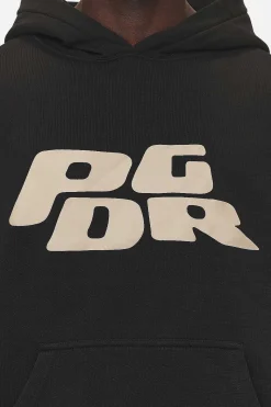 Pegador Hoodies|Danico Boxy Hoodie Washed Black