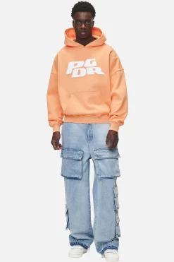 Pegador Hoodies|Danico Boxy Hoodie Washed Apricot