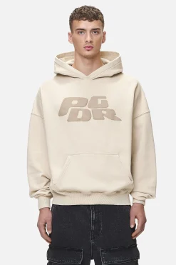Pegador Hoodies|Danico Boxy Hoodie Washed Desert Sand
