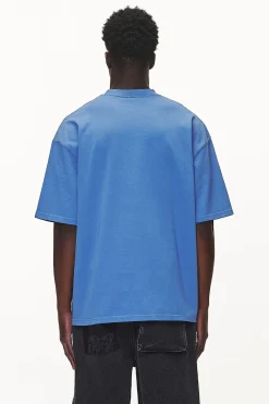 Pegador Tees|Danico Boxy Tee Washed Retro Blue