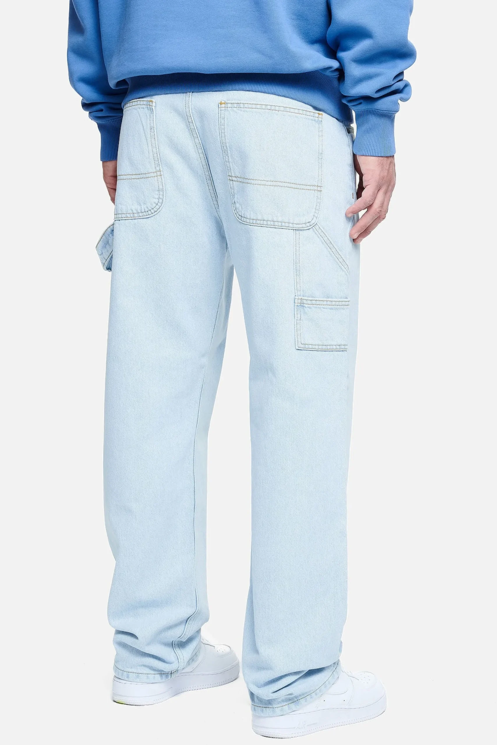 Pegador Jeans|Daule Baggy Workwear Jeans Washed Cold Blue