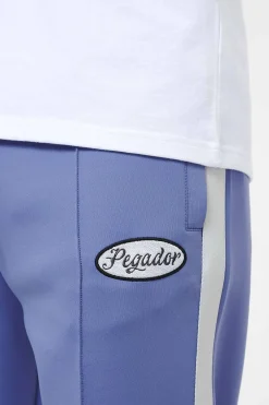 Pegador Pants & Joggers|Davie Wide Track Pants Magic Violet Angels Cream