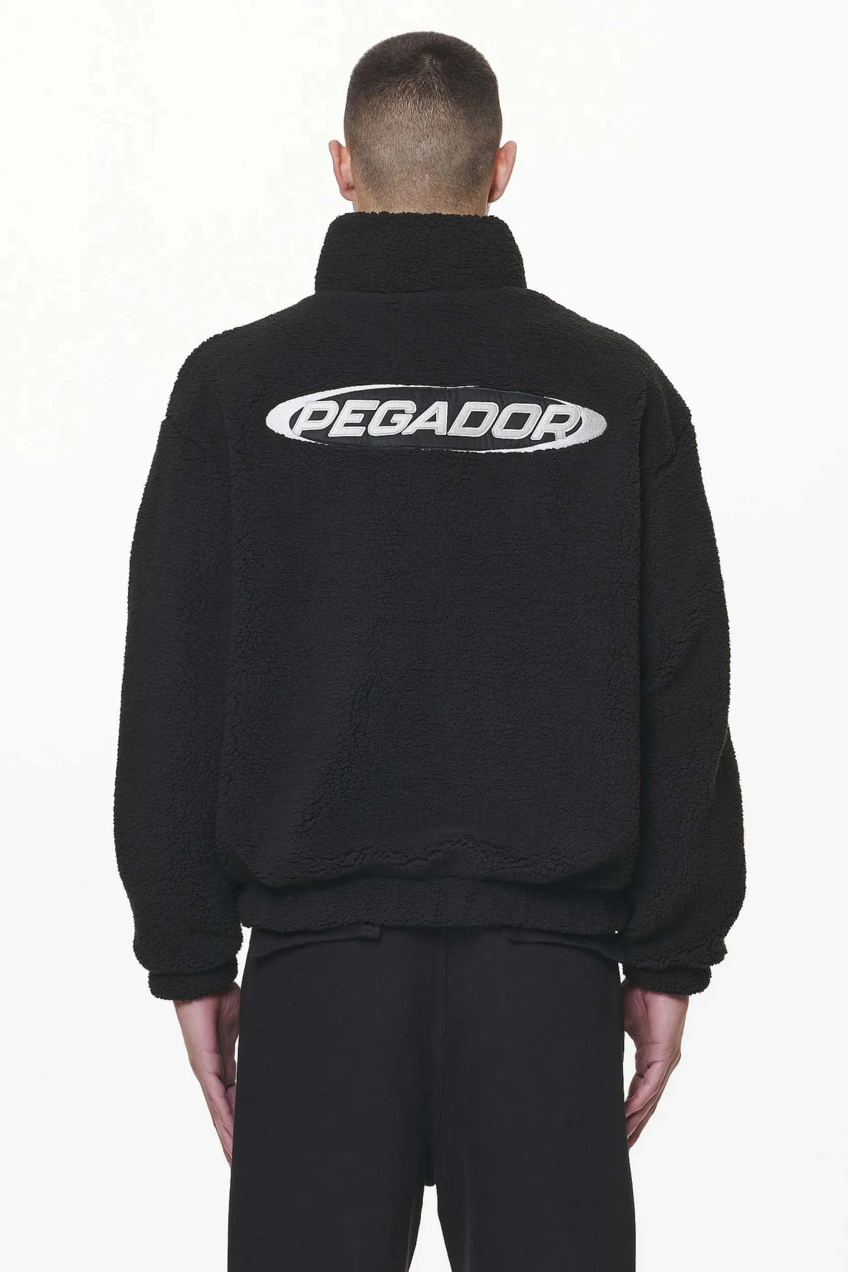Pegador Sweaters|Defoe Teddy Halfzip Sweater Black