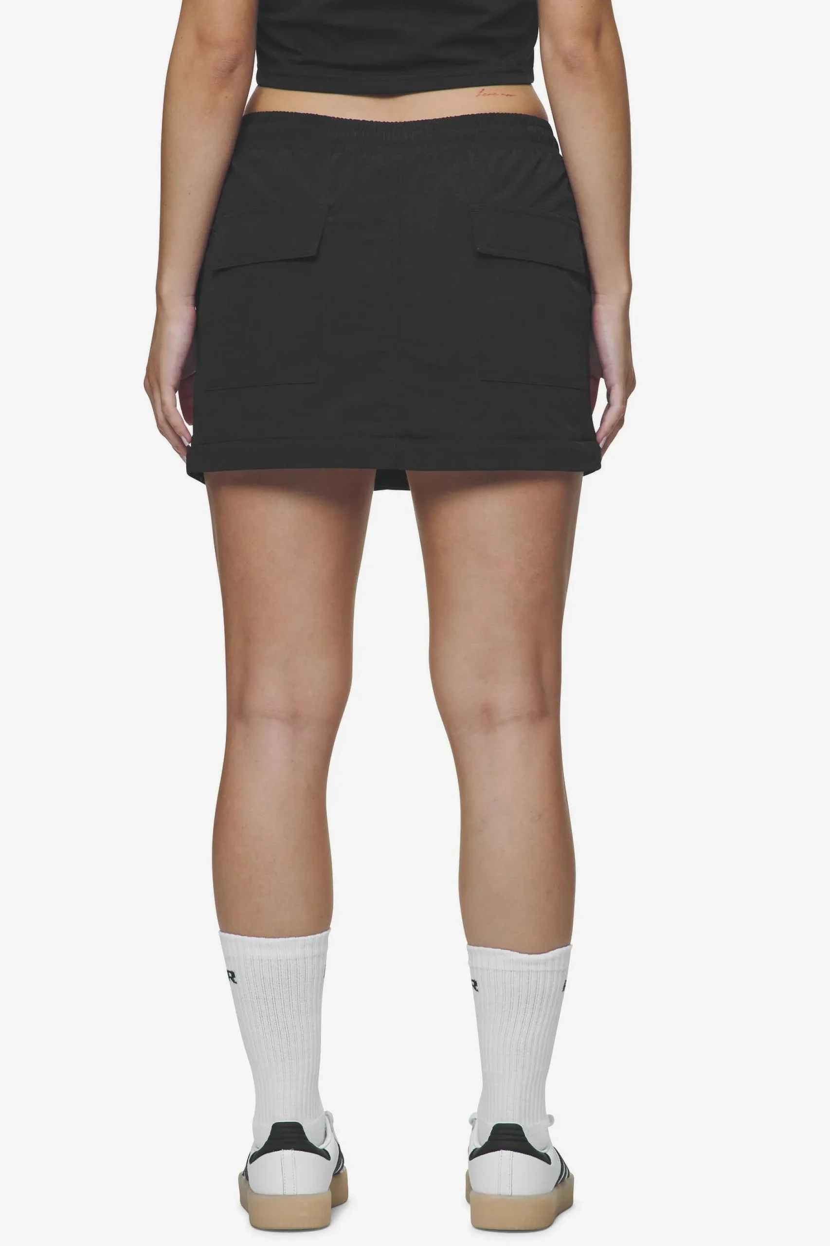 Pegador Pants|Delia 2-In-1 Parachute Skirt Black