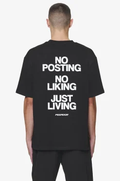 Pegador Tees|Devon Oversized Tee Black