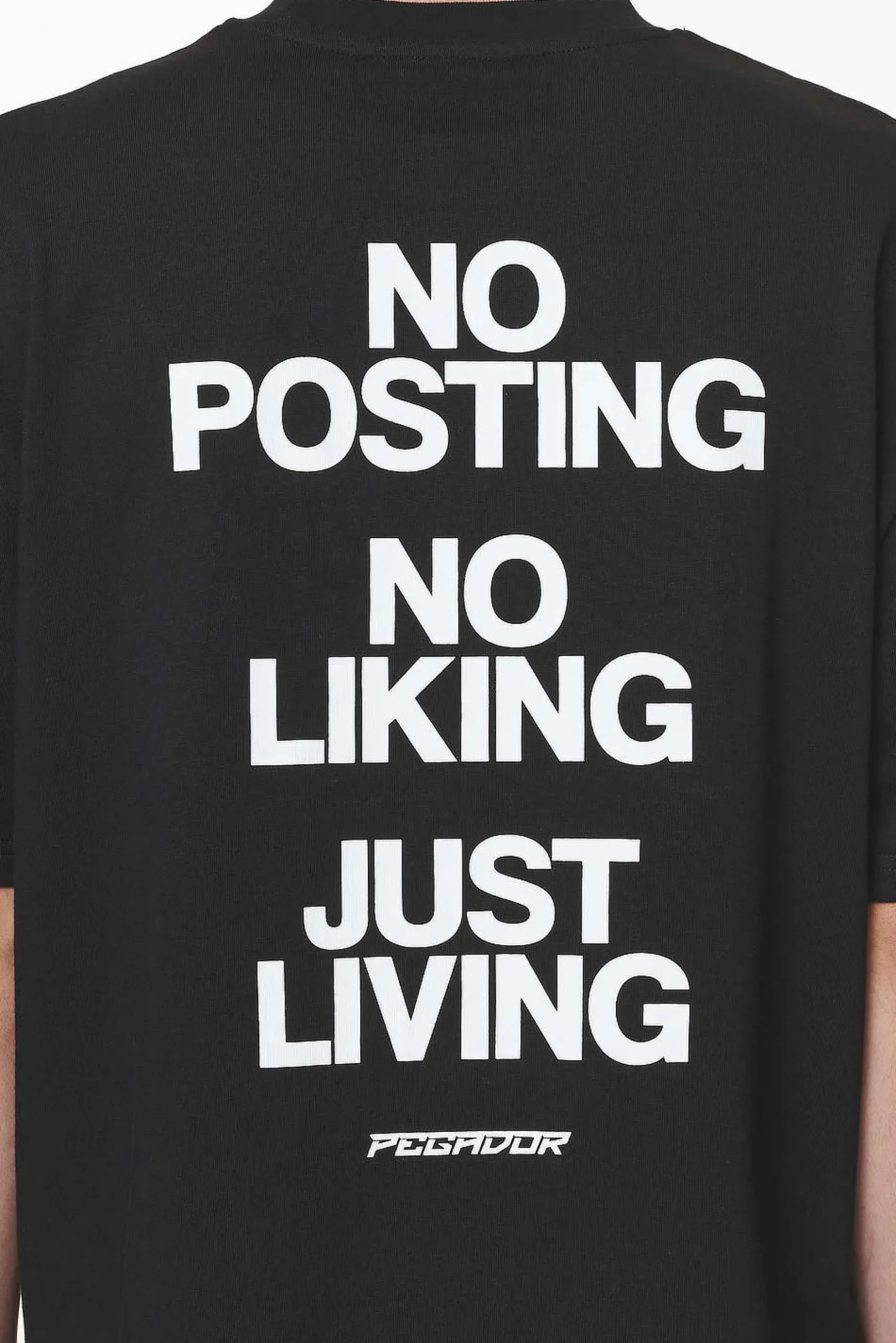 Pegador Tees|Devon Oversized Tee Black