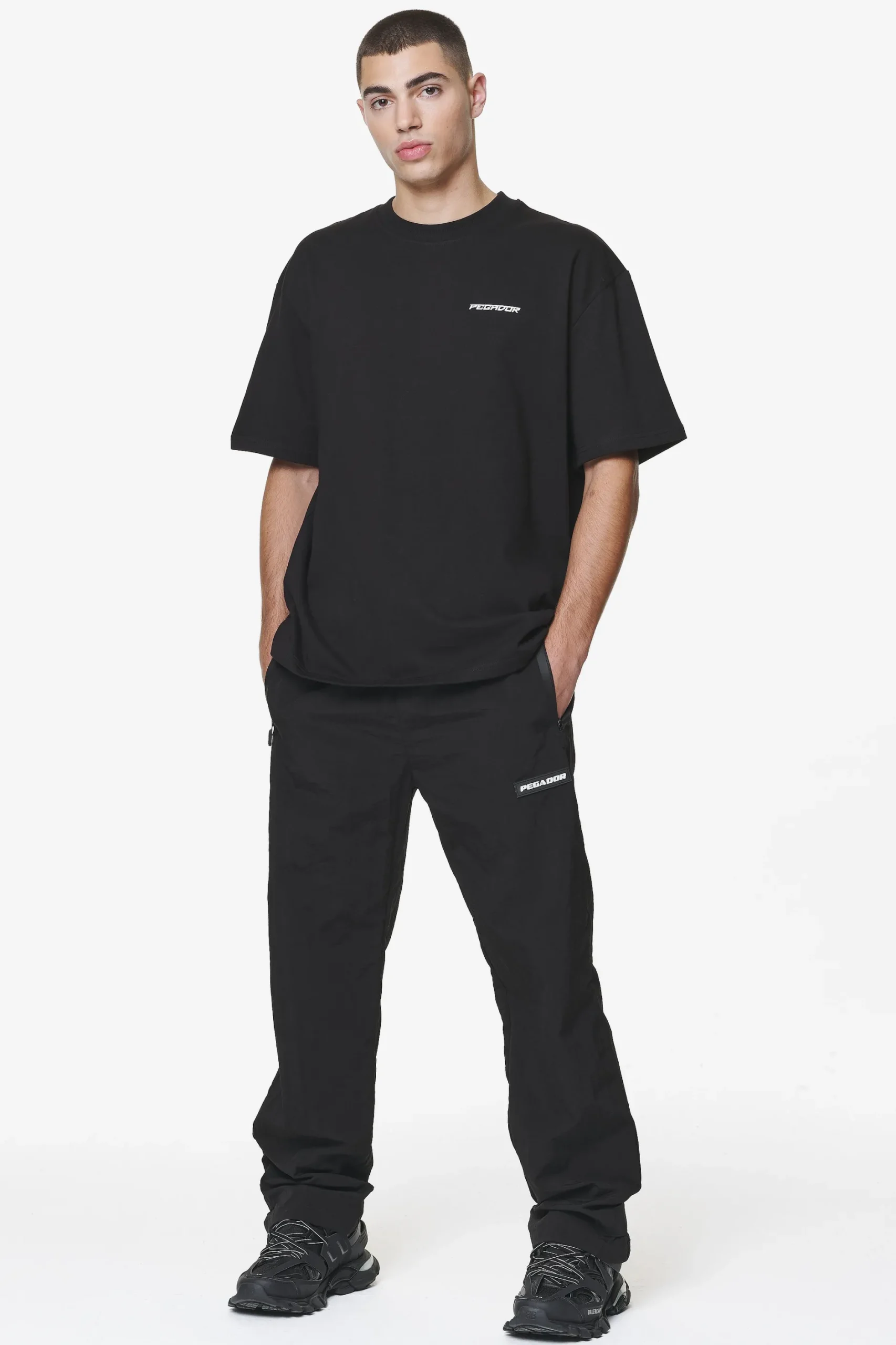 Pegador Tees|Devon Oversized Tee Black