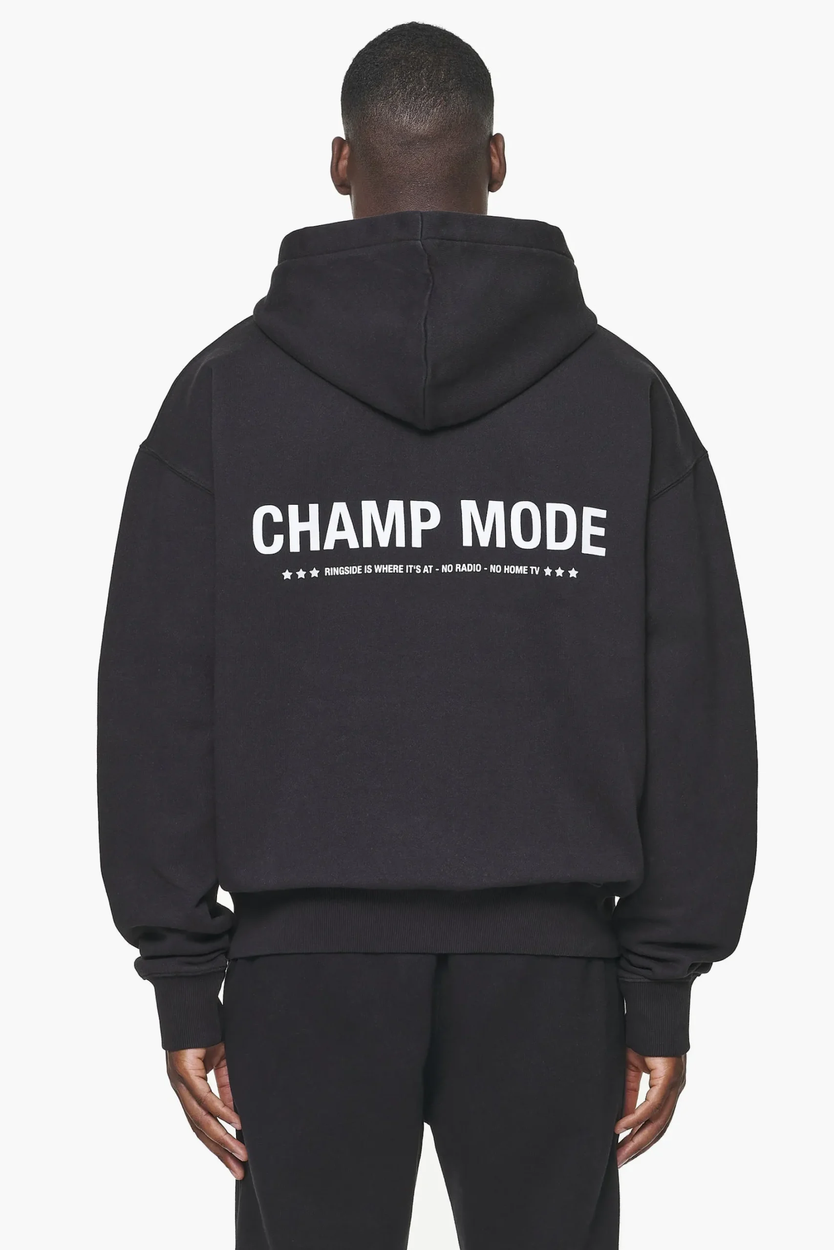 Pegador Hoodies|Dike Oversized Hoodie Vintage Onyx Black