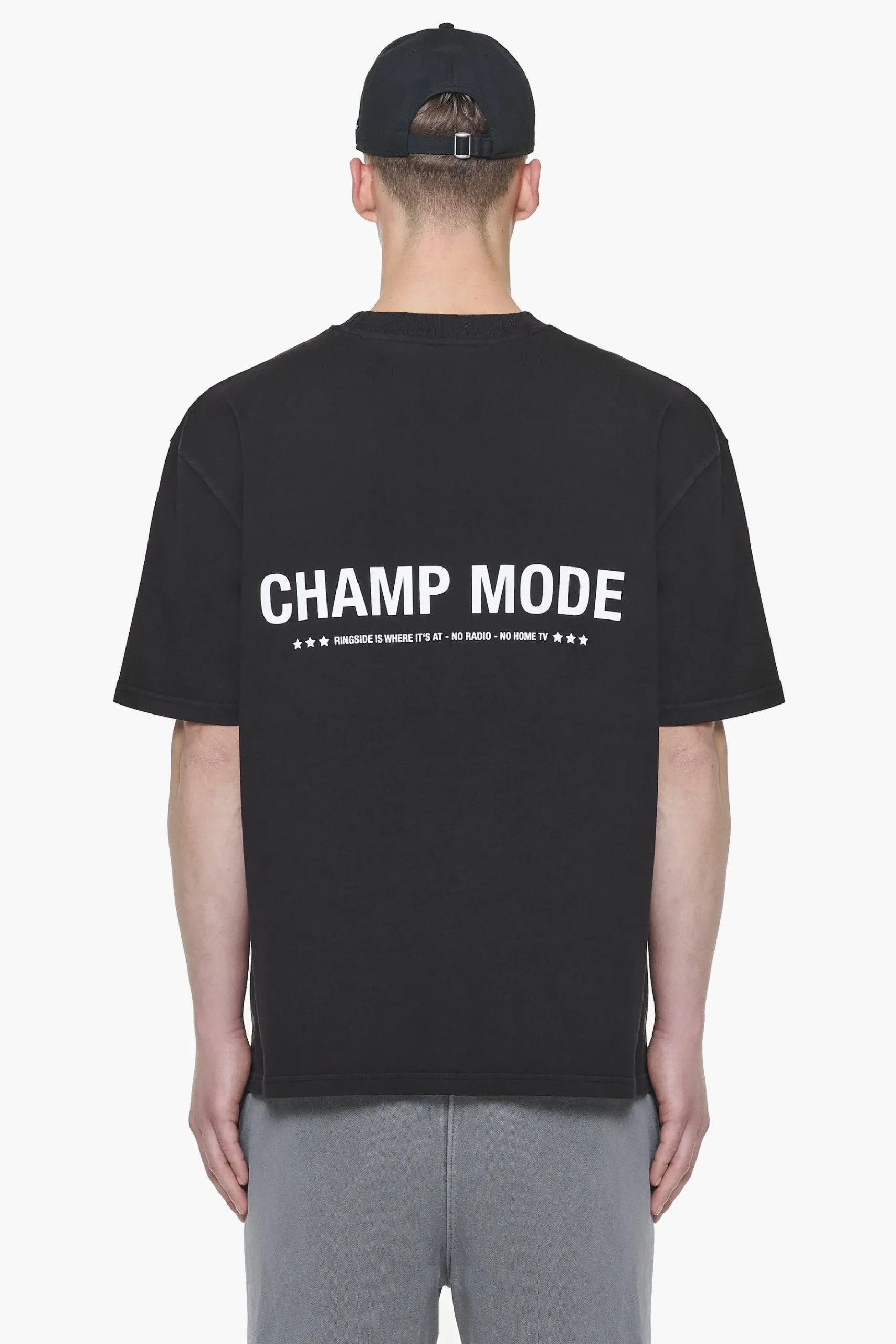 Pegador Tees|Dike Oversized Tee Vintage Onyx Black