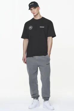 Pegador Tees|Dike Oversized Tee Vintage Onyx Black