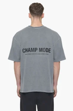 Pegador Tees|Dike Oversized Tee Vintage Grey