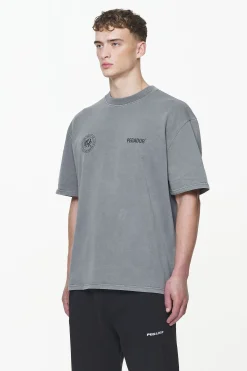 Pegador Tees|Dike Oversized Tee Vintage Grey