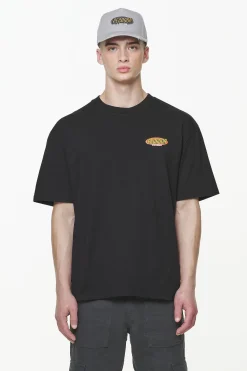Pegador Tees|Docks Oversized Tee Vintage Washed Onyx Black