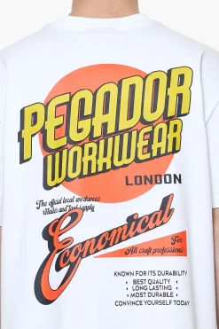 Pegador Tees|Docks Oversized Tee White