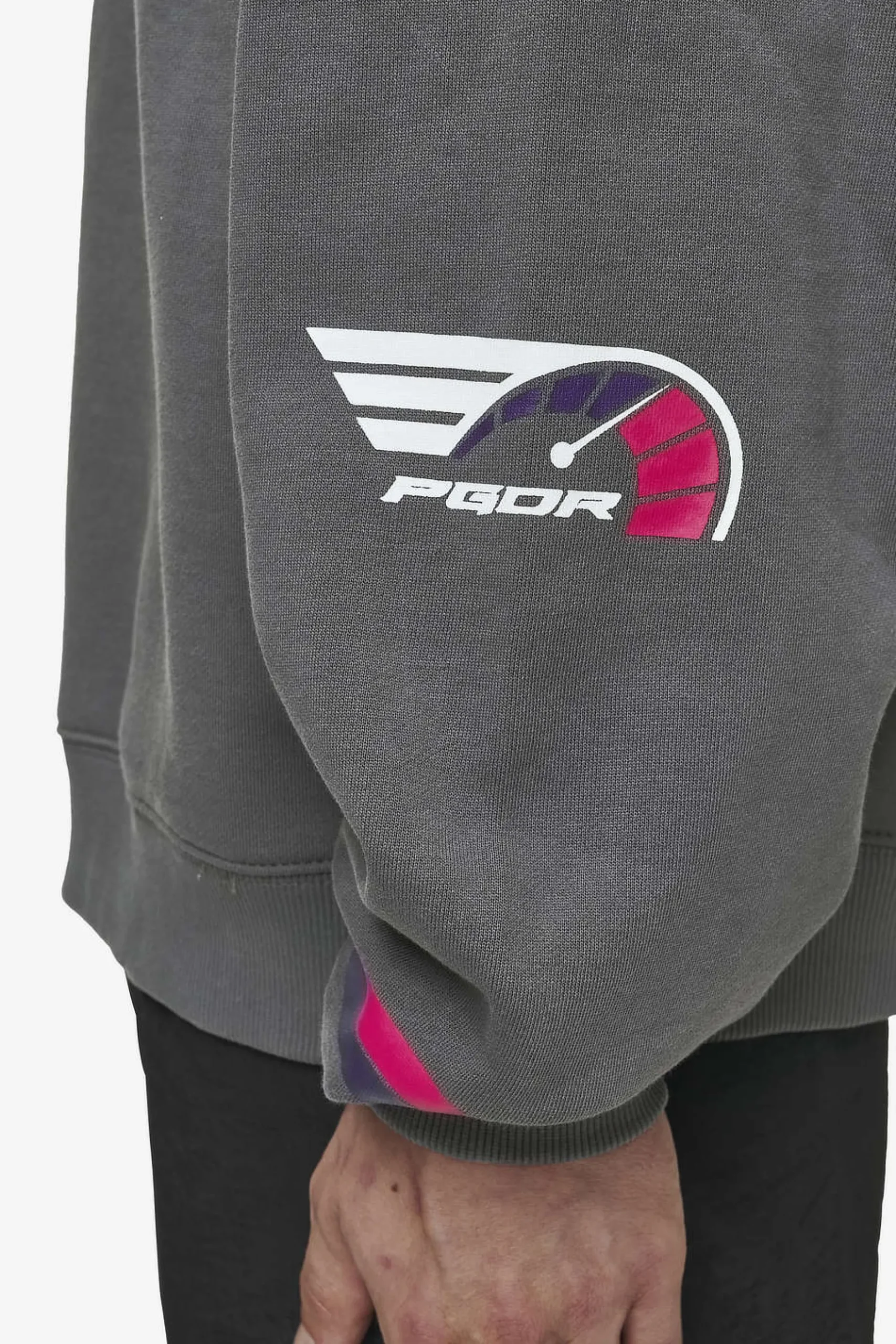 Pegador Hoodies|Dome Boxy Hoodie Washed Anthracite