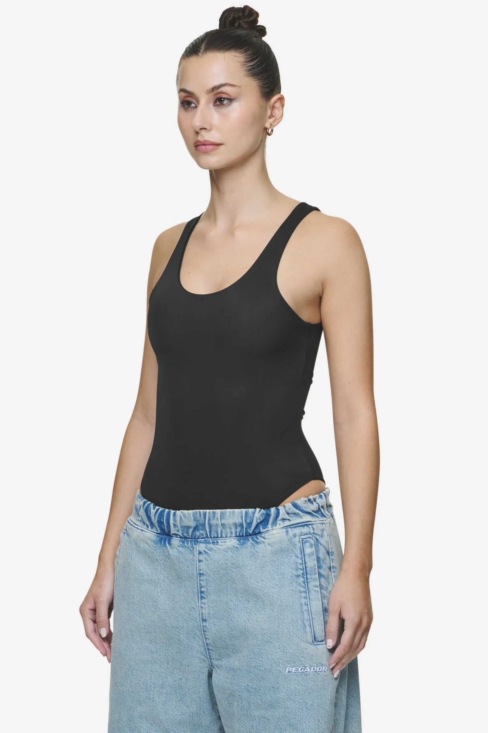 Pegador Bodysuits|Donna String Top Body Black