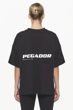 Pegador Tees|Dorothy Heavy Oversized Tee Black