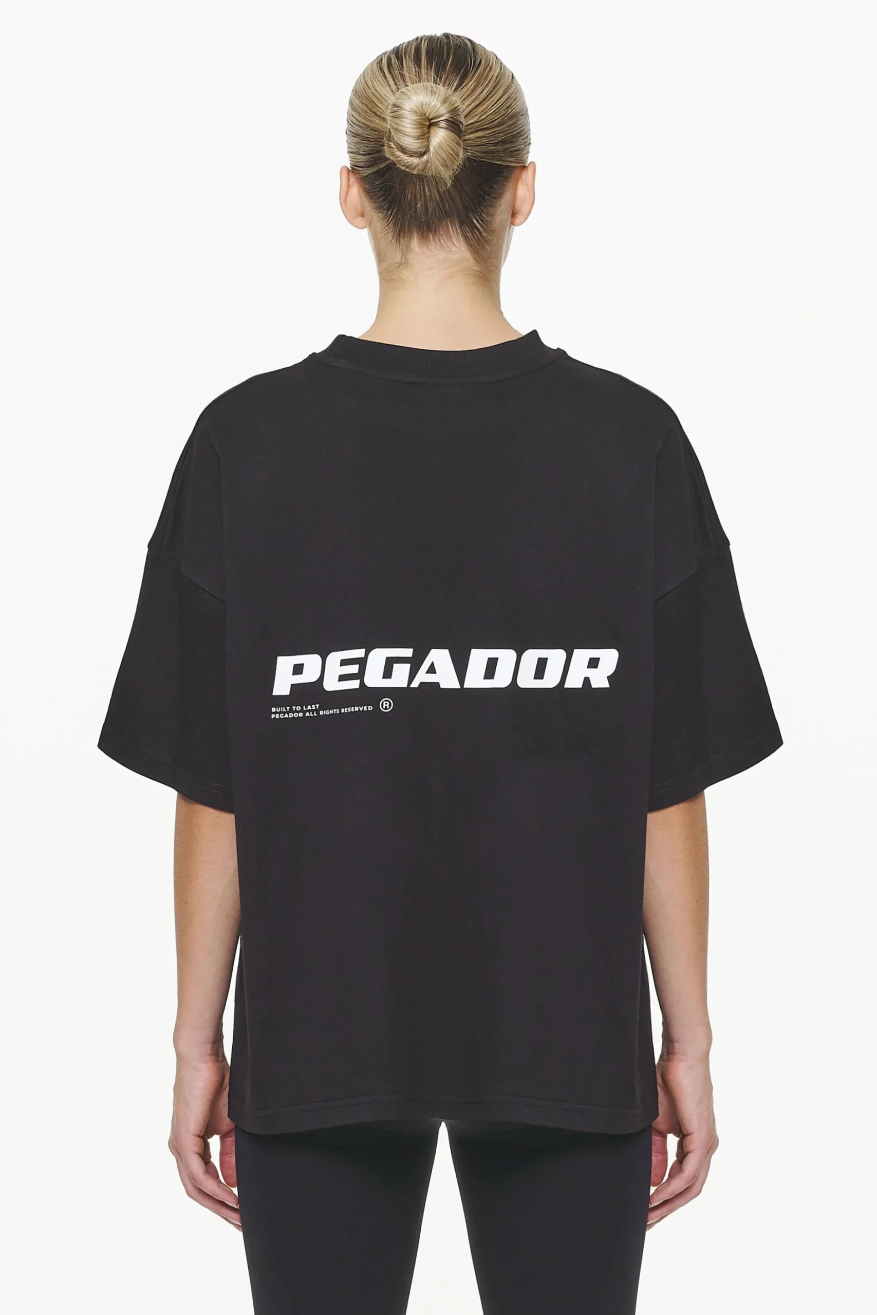 Pegador Tees|Dorothy Heavy Oversized Tee Black