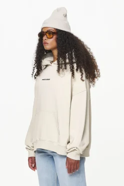 Pegador Hoodies|Dorothy Oversized Hoodie Vintage Washed Bone White