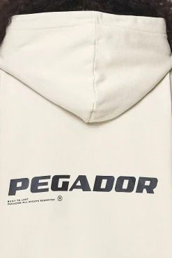 Pegador Hoodies|Dorothy Oversized Hoodie Vintage Washed Bone White