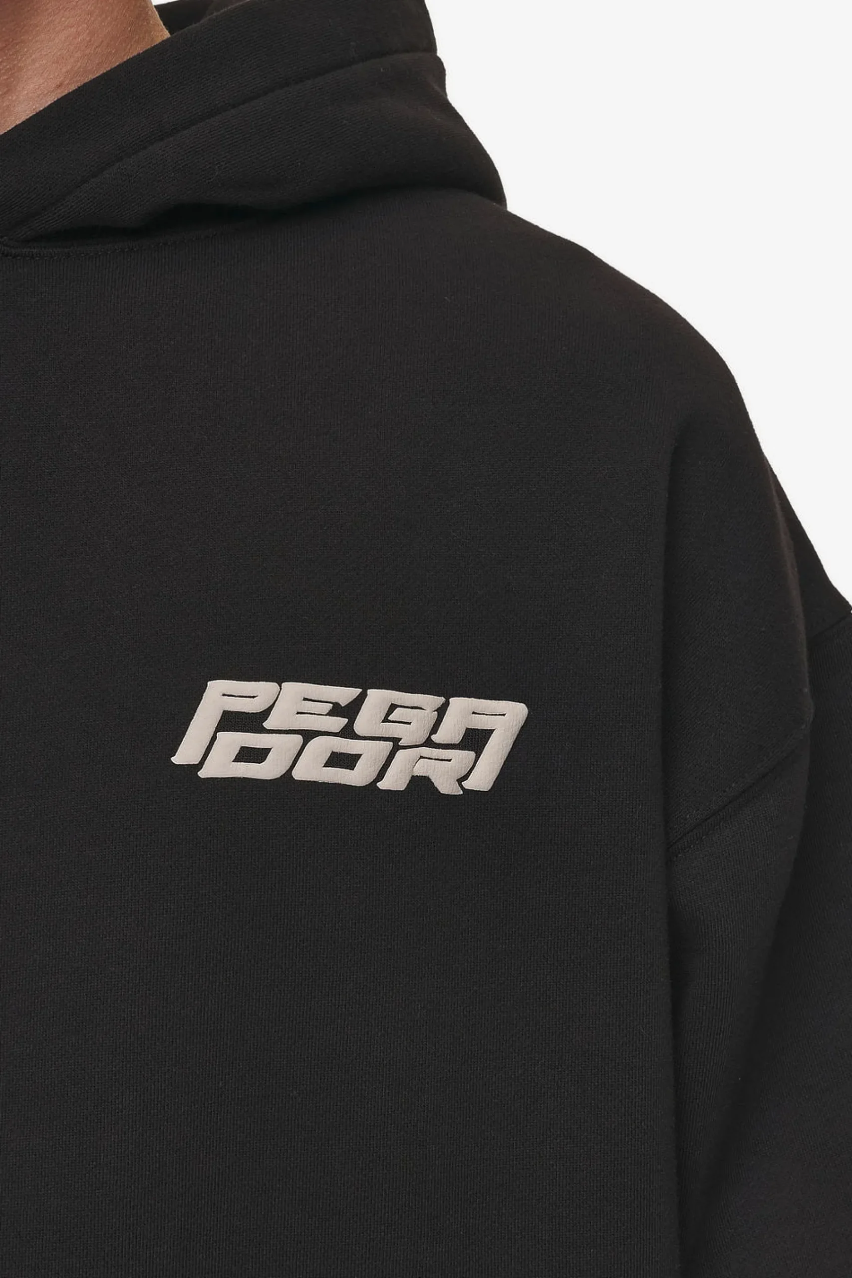 Pegador Hoodies|Doyer Oversized Hoodie Washed Black