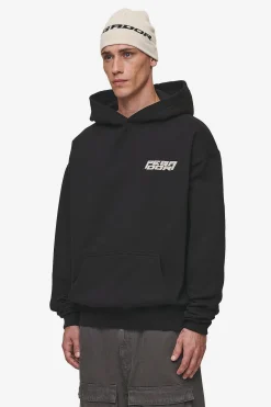 Pegador Hoodies|Doyer Oversized Hoodie Washed Black