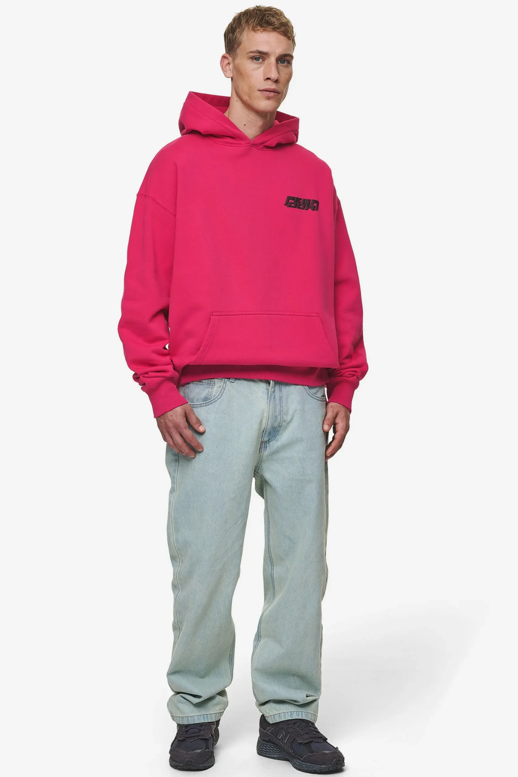 Pegador Hoodies|Doyer Oversized Hoodie Washed Virtual Pink