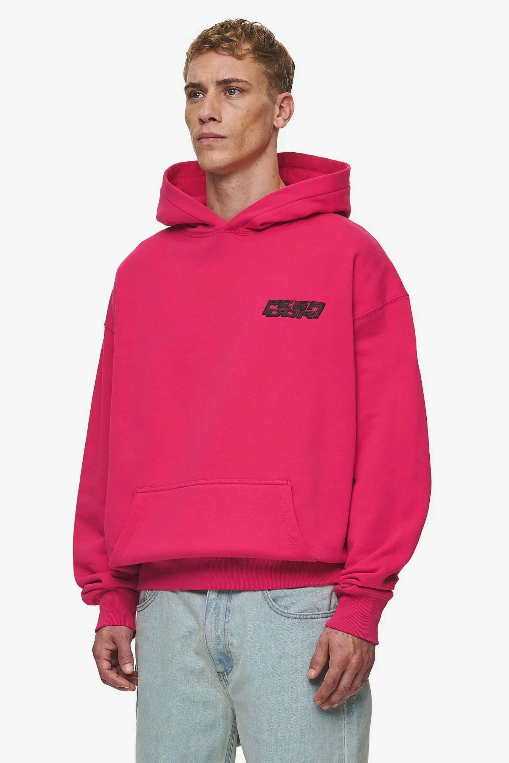 Pegador Hoodies|Doyer Oversized Hoodie Washed Virtual Pink