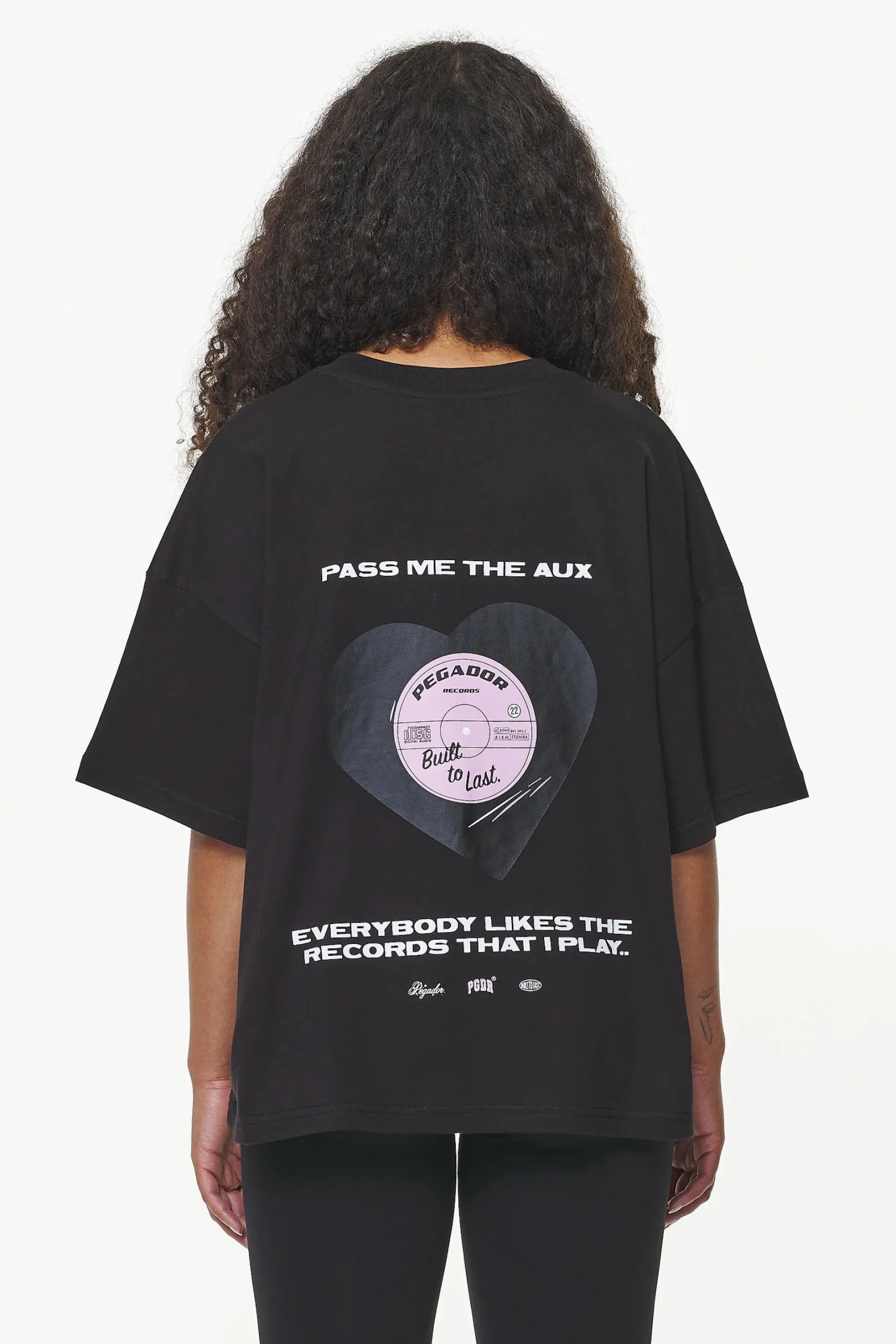 Pegador Tees|Drury Heavy Oversized Tee Black
