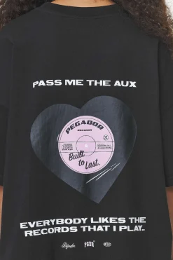 Pegador Tees|Drury Heavy Oversized Tee Black